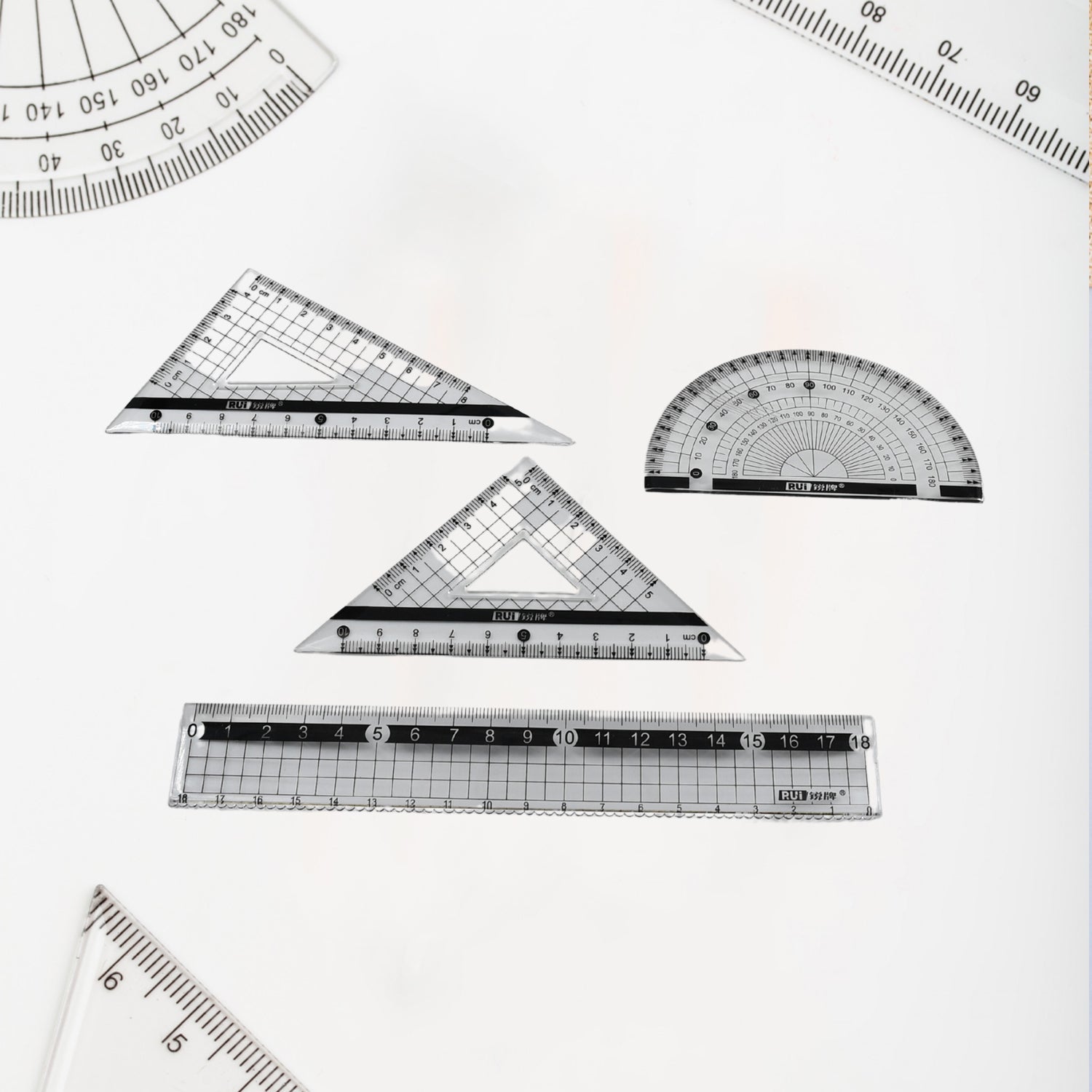 7917 4 Pcs/1 Set Geometry Ruler Straight Ruler Math Ruler Set School Rulers Kid Rulers Student Rulers 4 Piece Set Triangular Ruler Plastic Ruler Student Wave Clear Measuring Tools DeoDap 7917 4 Pcs/1 Set Geometry Ruler Straight Ruler Math Ruler Set School Rulers Kid Rulers Student Rulers 4 Piece Set Triangular Ruler Plastic Ruler Student Wave Clear Measuring Tools DeoDap